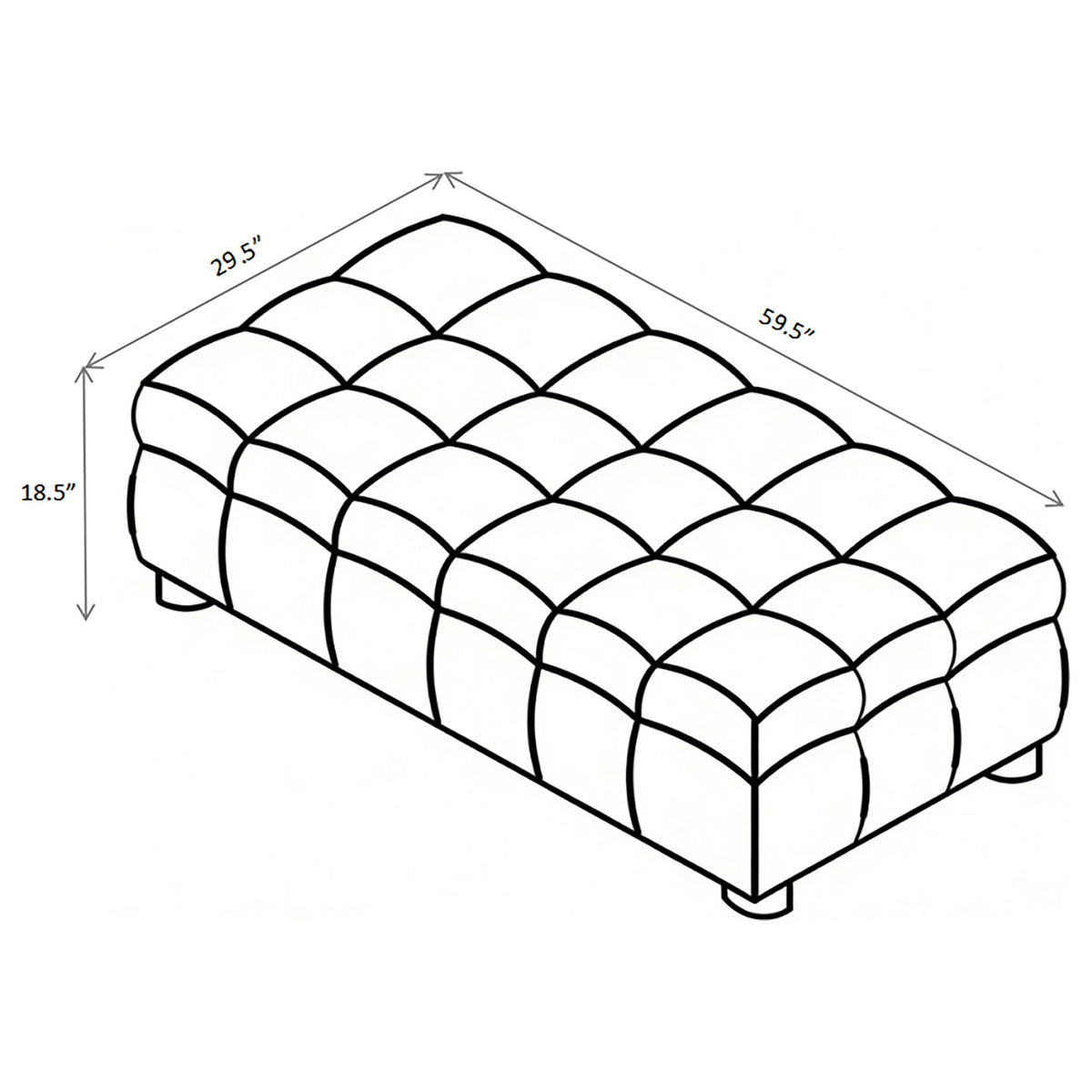 Amara Upholstered Ottoman