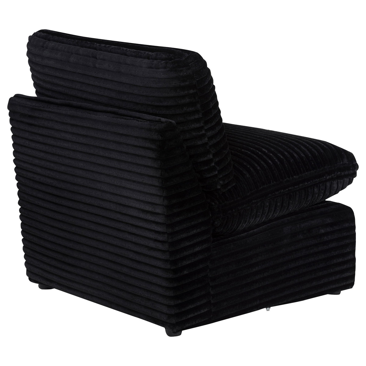 Collins Modular Armless Chair Black