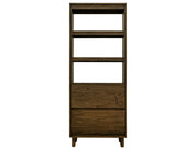 Savia - 2 Drawer Bookcase - Brown