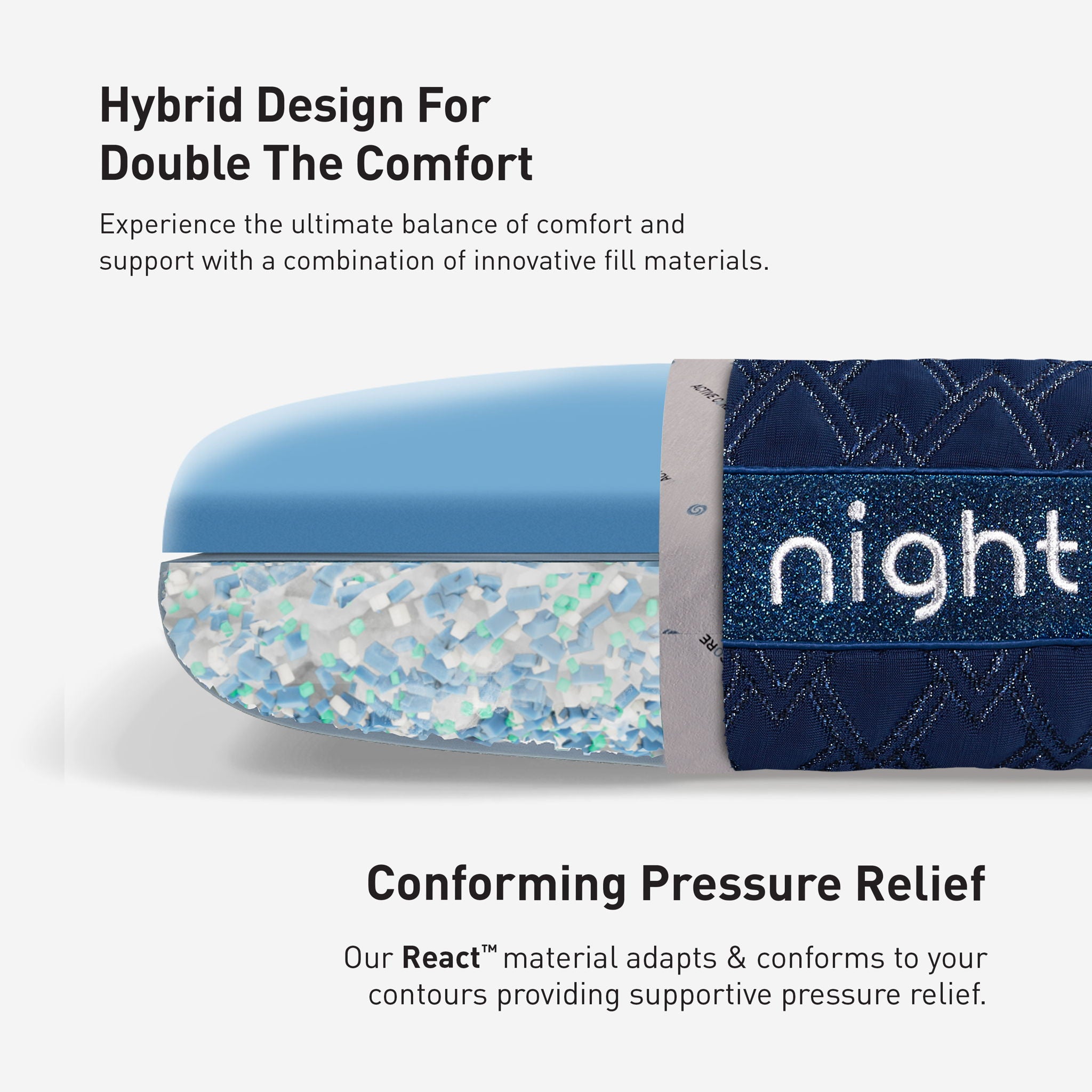 Night Ice Performance - King Pillow