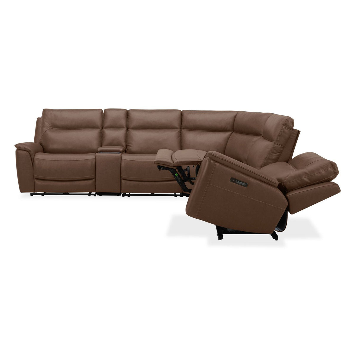 Collins - 6 Piece Sectional - York Chestnut