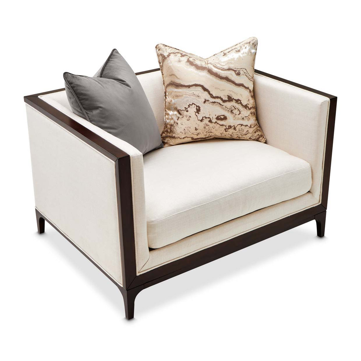 Belmont Place - Matching Chair - Cream / Espresso