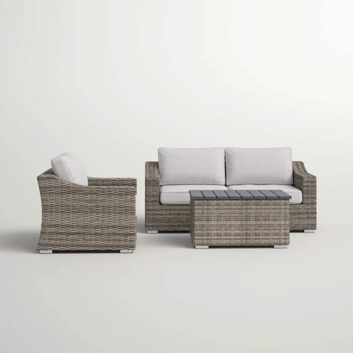 Stylish Sofa Seating Group With Cushions Perfect For Outdoor Gatherings