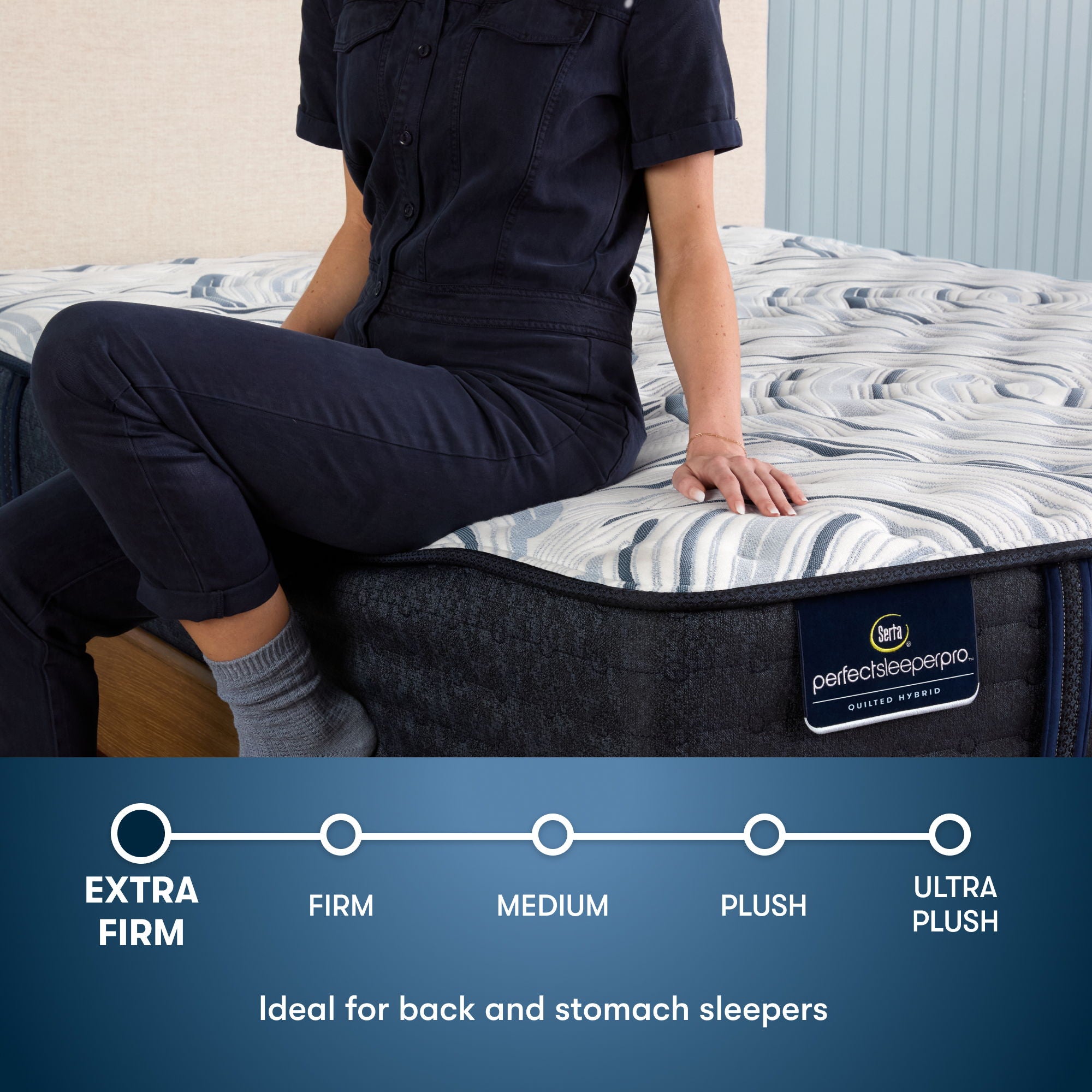 Perfect Sleeper Pro - 12.5" Hampton Latex Hybrid Extra Firm Mattress