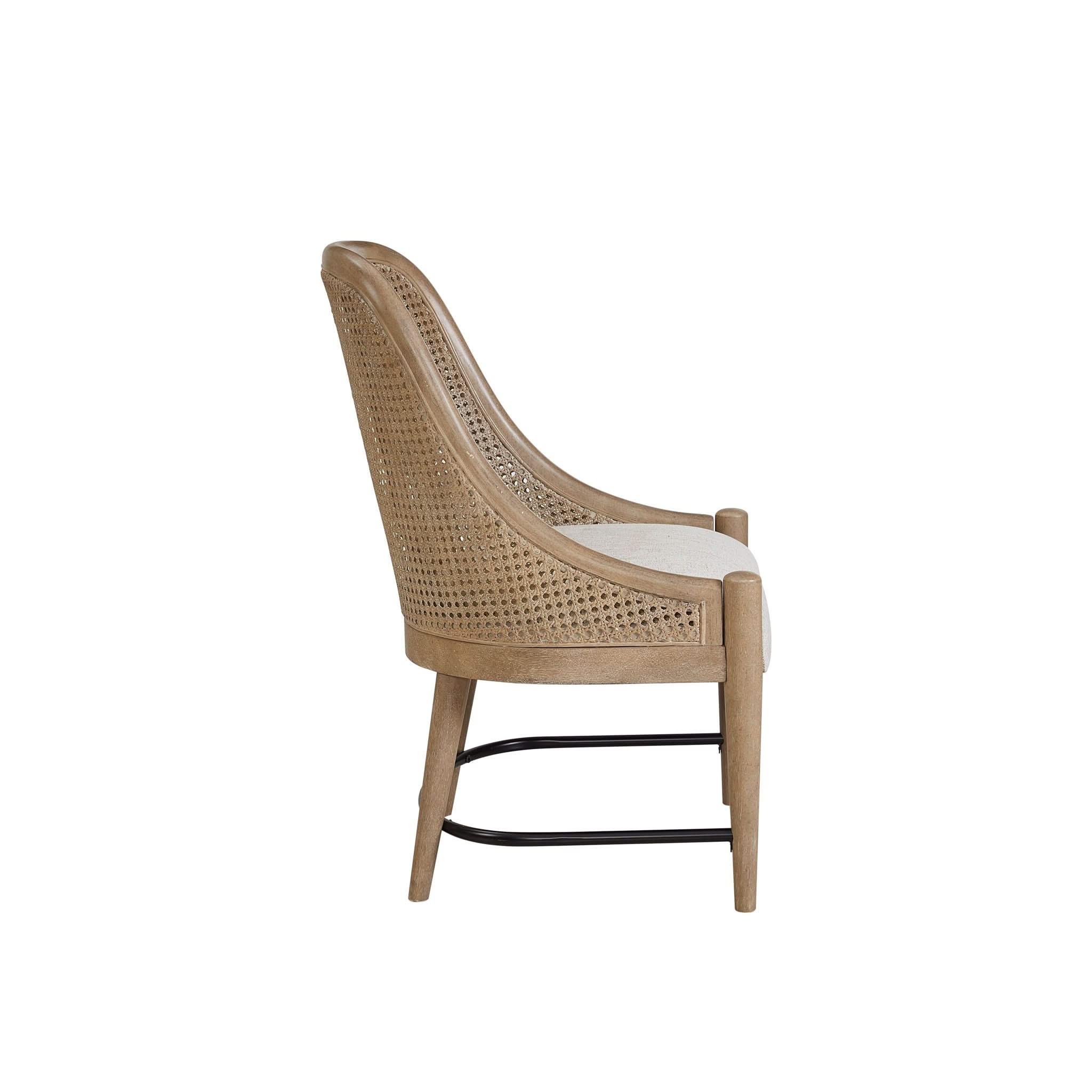 Cane Backed Host Chair Colored (Set of 2) - Sand