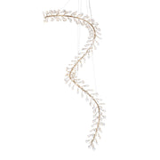 Michael Amini Lighting - Elora 98" LED Crystal Chandelier - Gold