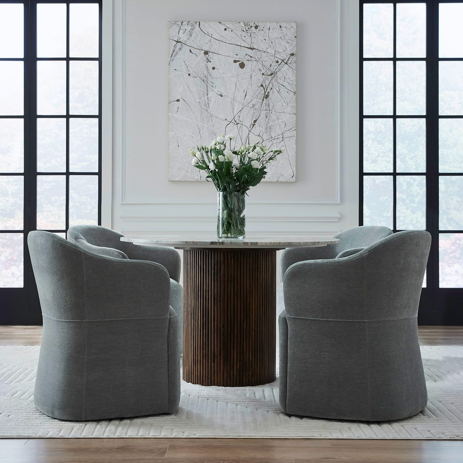 Accent Dining - Accent Chair With Casters