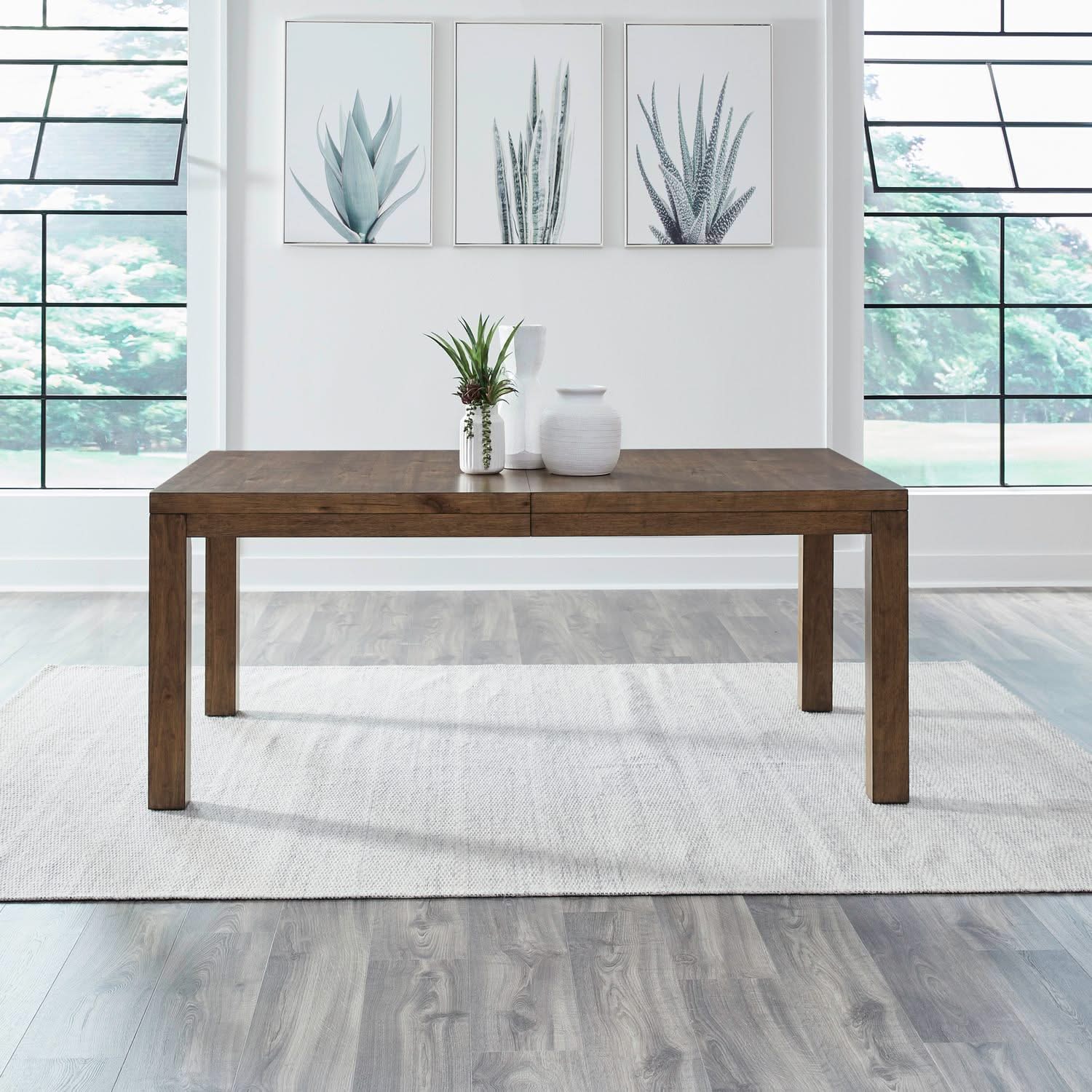 Shaker Lakes - Rectangular Leg Table - Harvest Brown