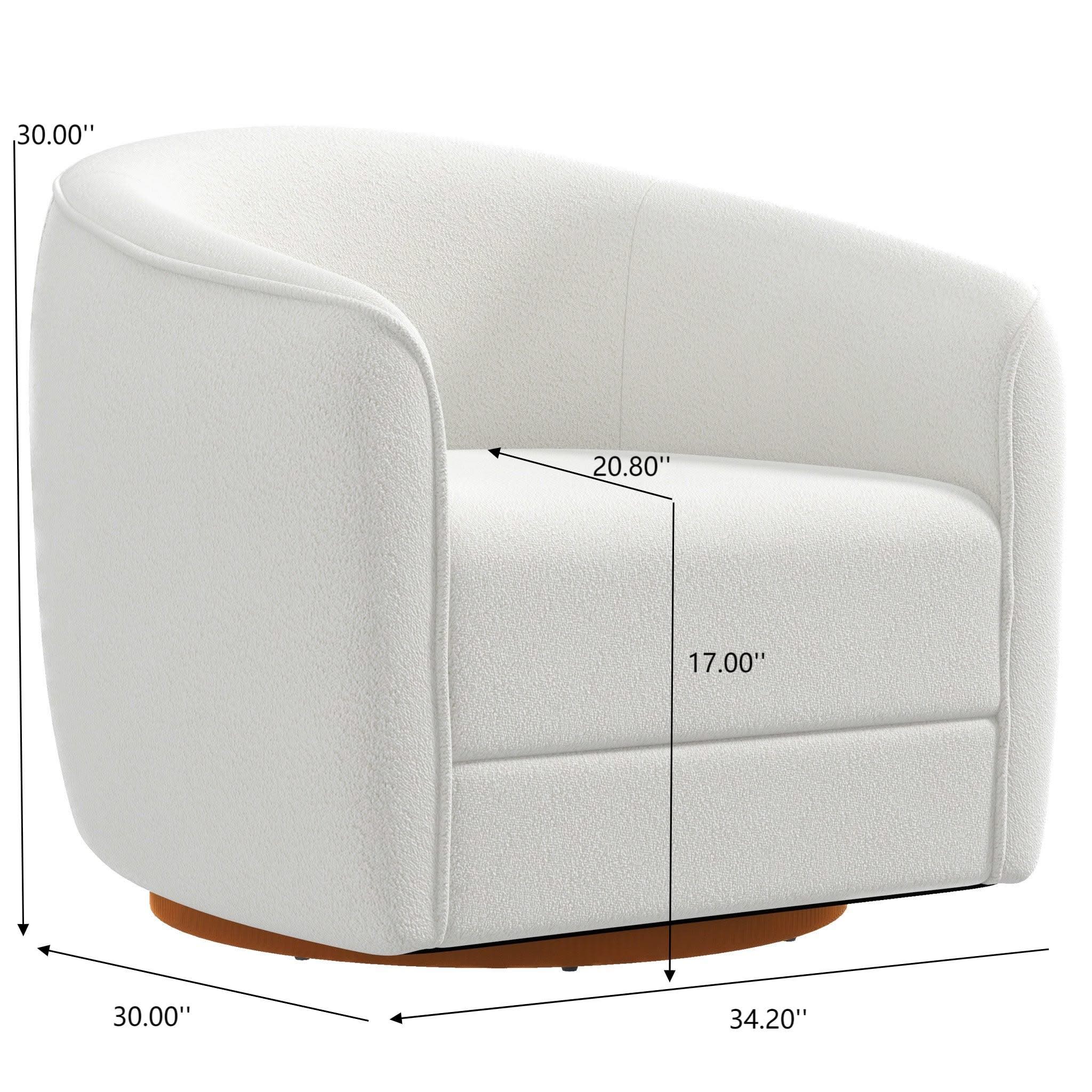 Elise - Mid-Century Modern Swivel Chair