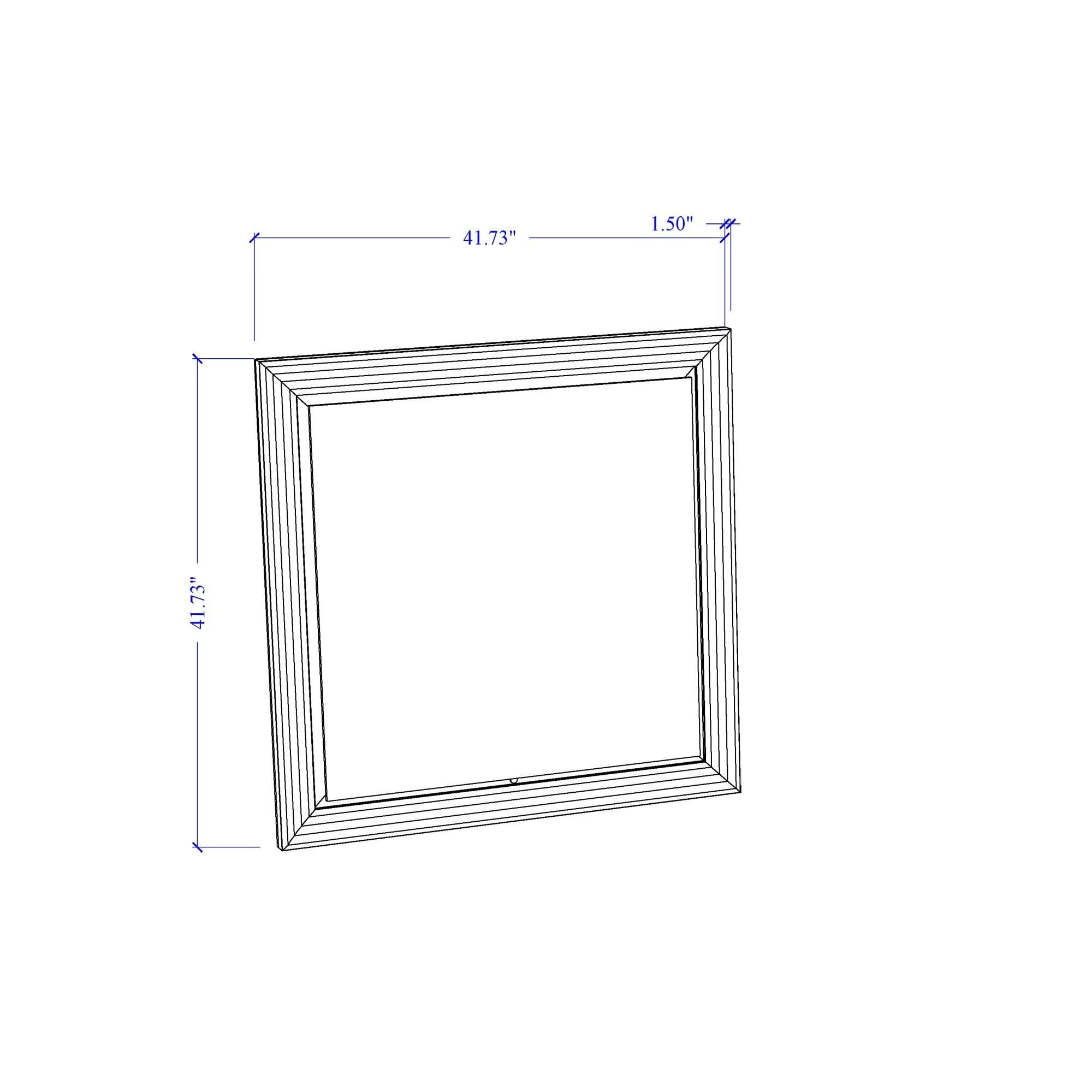 Moon - Smooth Mirror With LED - White