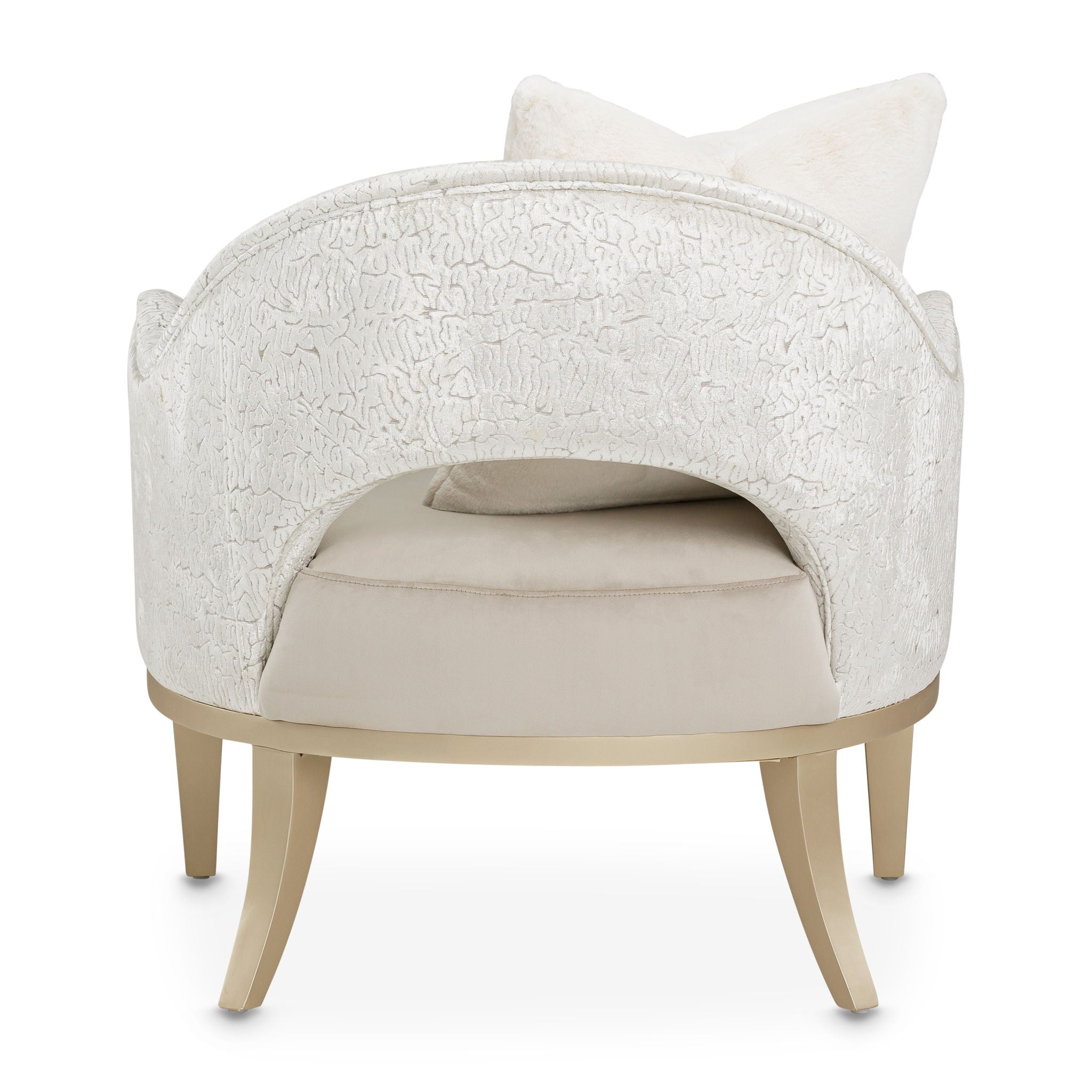 Yvette - Accent Chair - Porcini / Medium Champagne