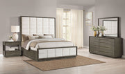 Durango 4-piece California King Bedroom Set Taupe Oak