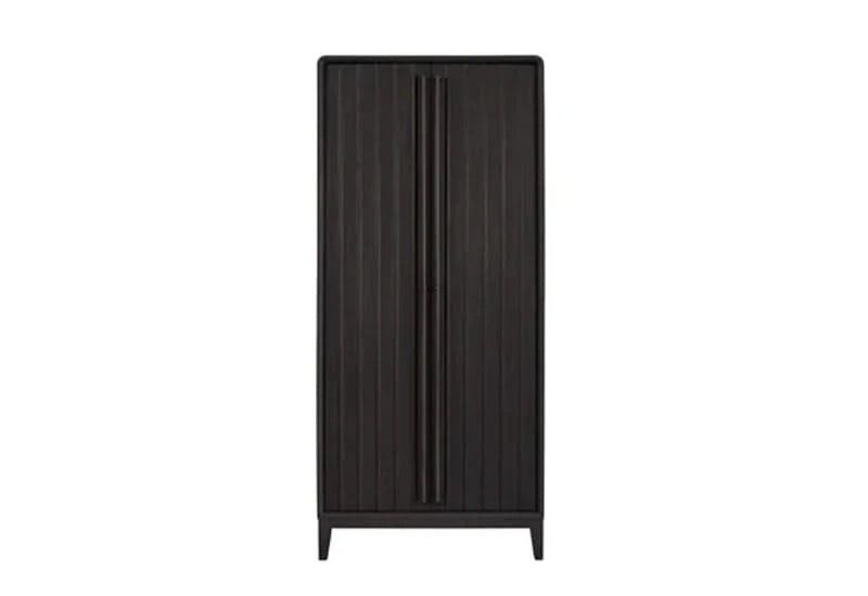 Banyan Waterfall Black 5-Drawer Chest with Sleek Contemporary Design
