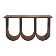 Triple Open Style Coffee Table - Beige / Brown
