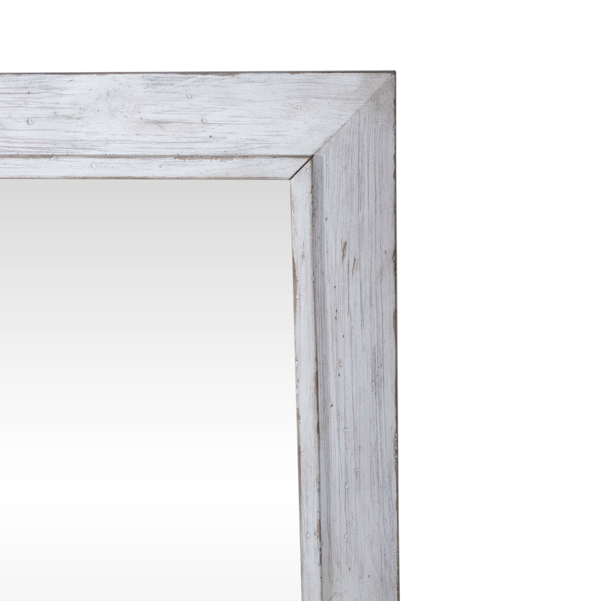 River Place - Mirror - Riverstone White & Tobacco