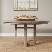 Proximity Place - Pedestal Table - Barley Buff