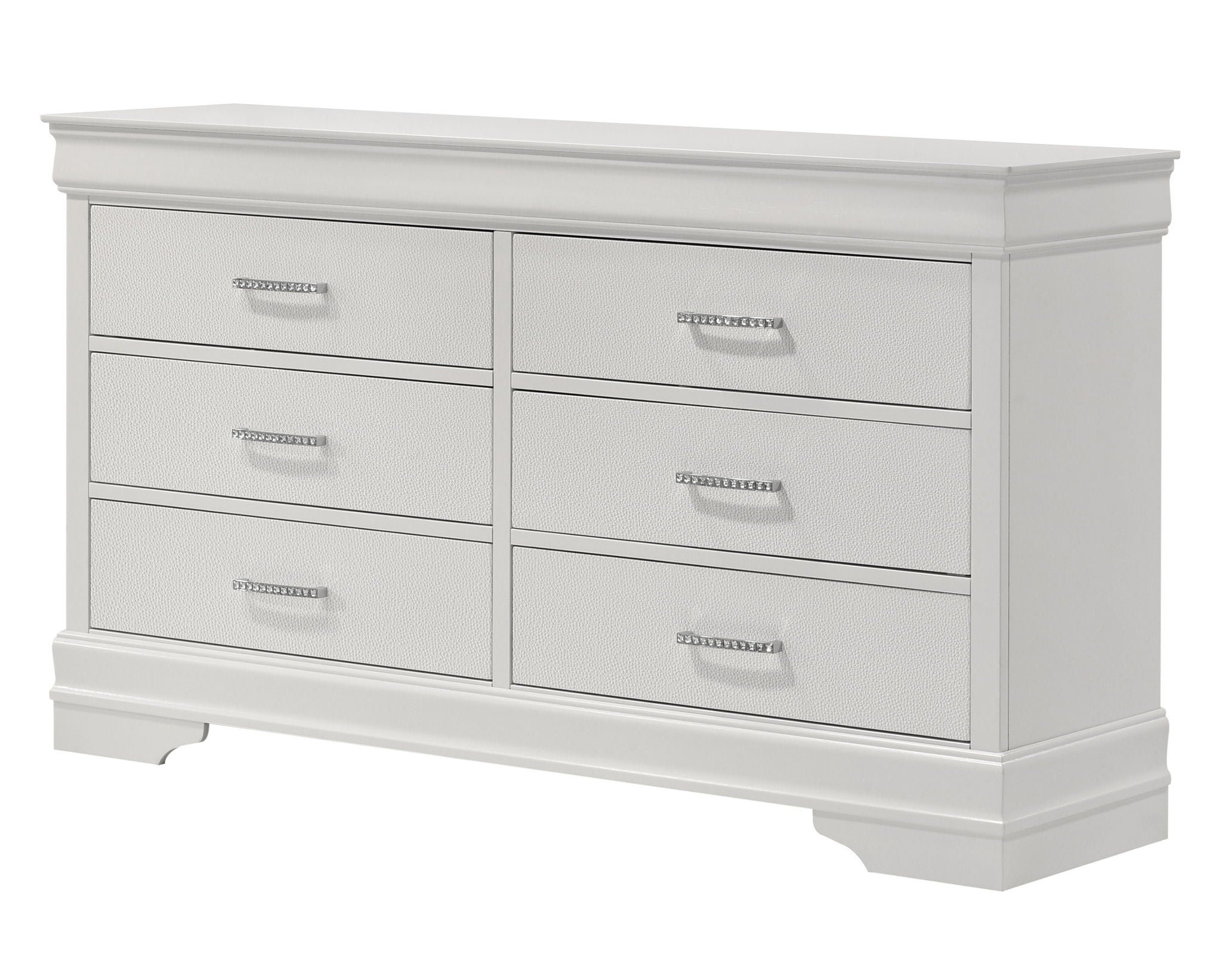 Amalia - King 4 Piece Bedroom Set - White
