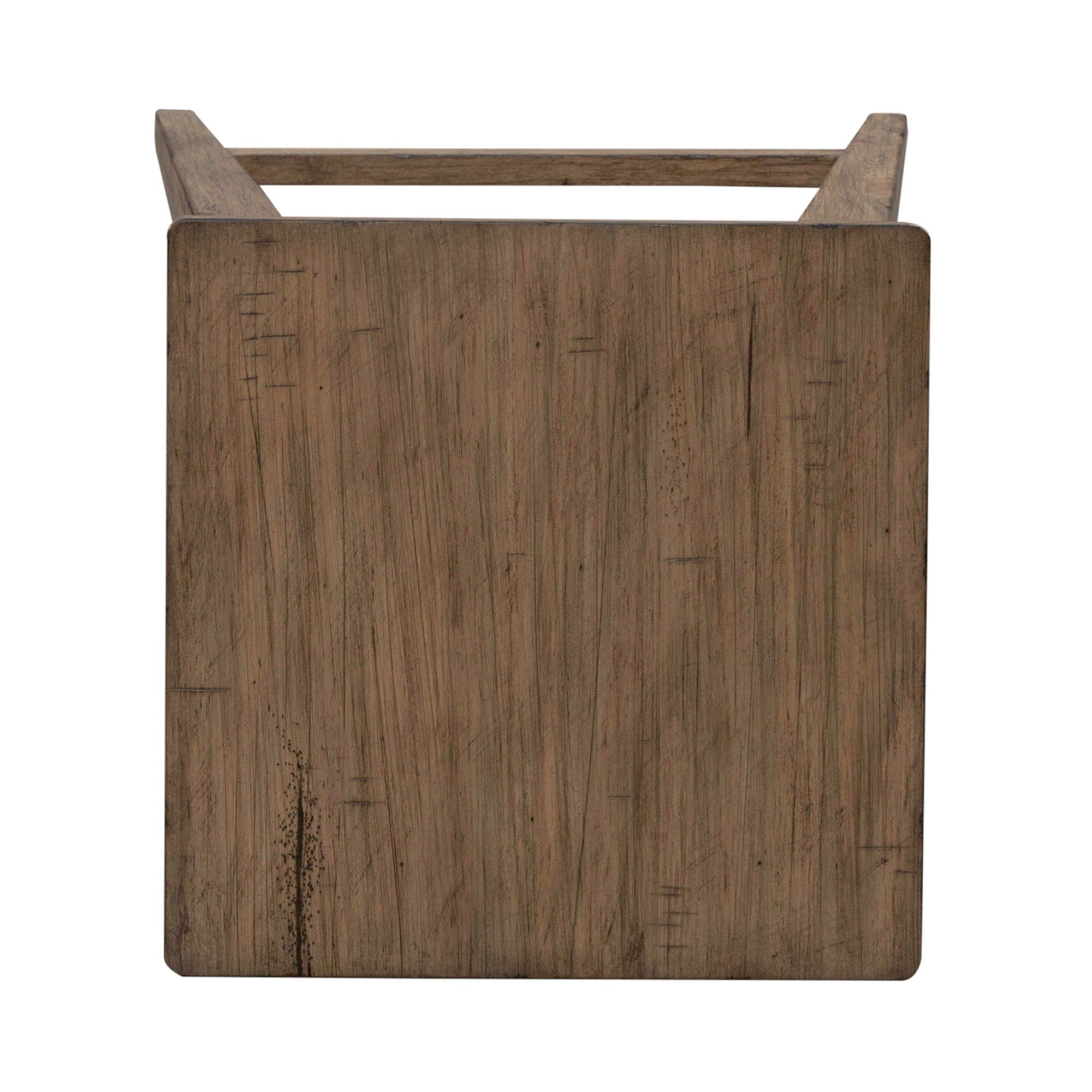 Pinebrook Ridge - Console Stool - Weathered Toffee