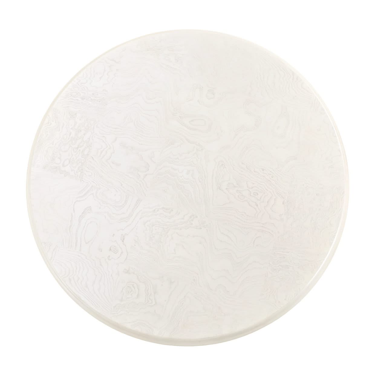 La Terrazza - 54" Round Dining Table - Creamy Pearl