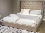Brensley - Queen Upholstered Headboard - Taupe