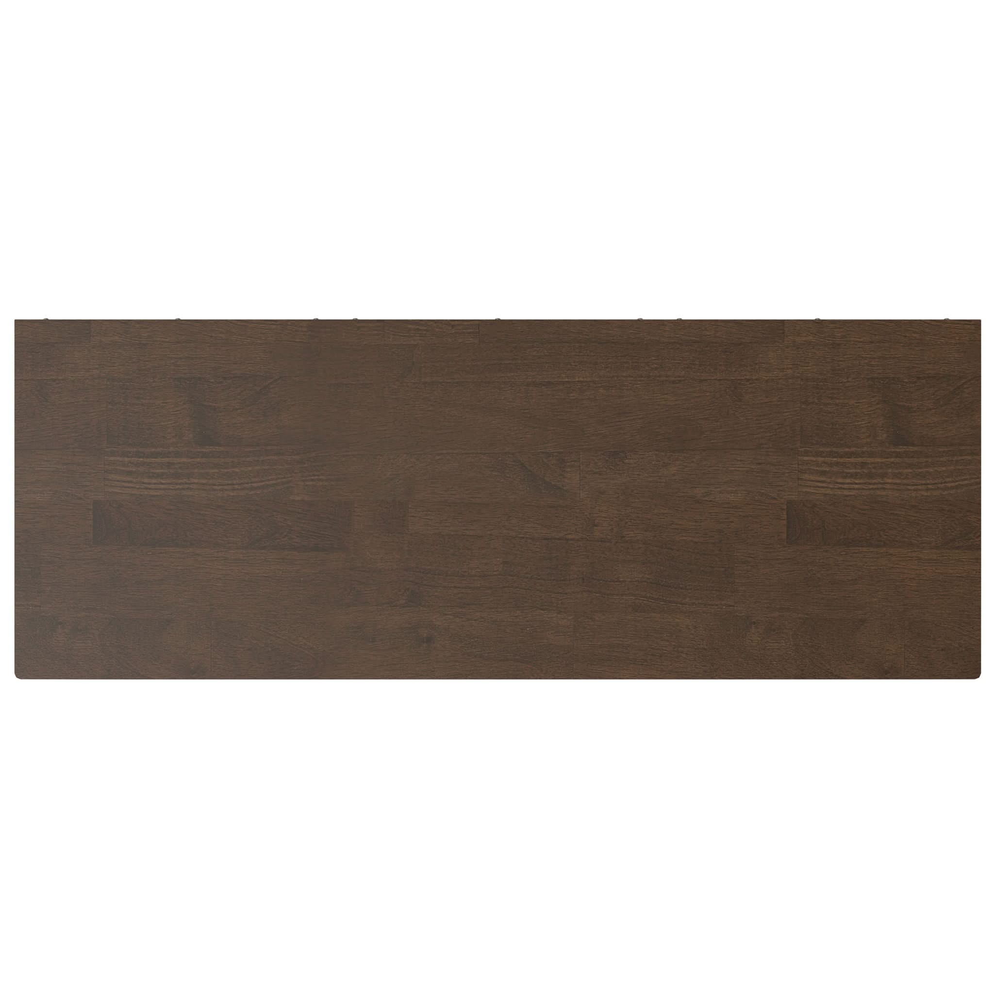 Harper - Low 6 Cube Storage With Drawers - Walnut Brown