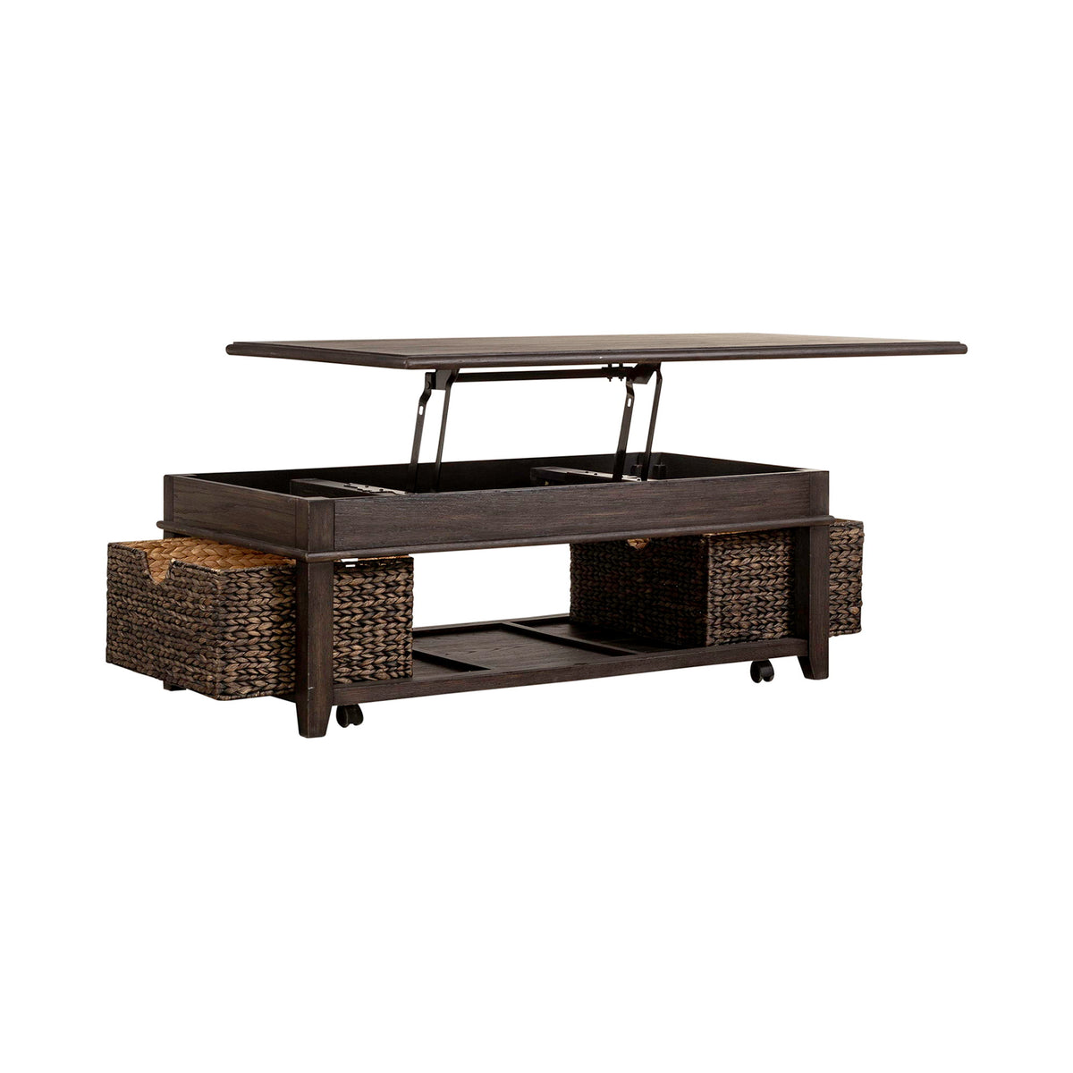 Mill Creek - Lift Top Cocktail Table - Peppercorn