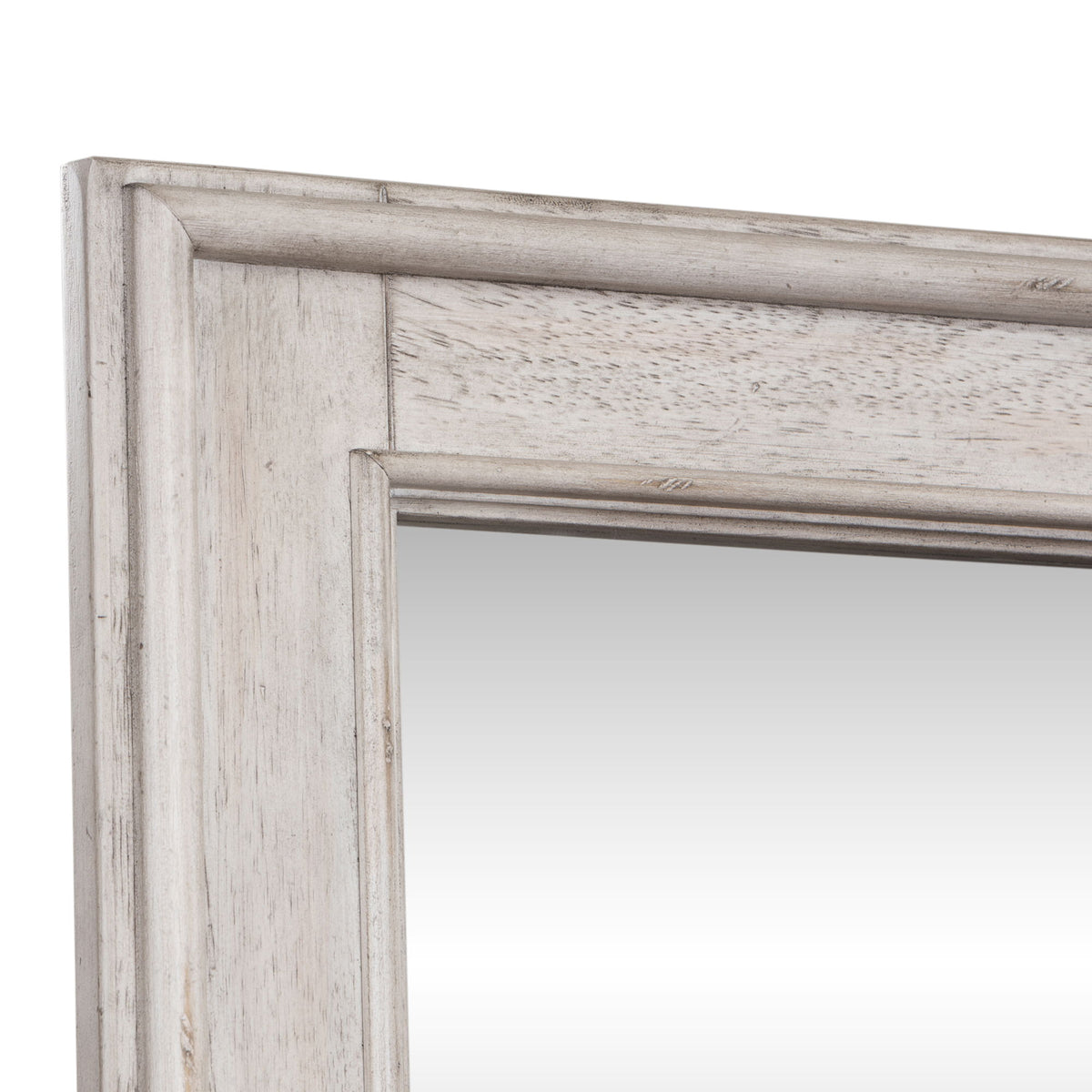 Heartland - Landscape Mirror - Antique White / Tobacco Tops