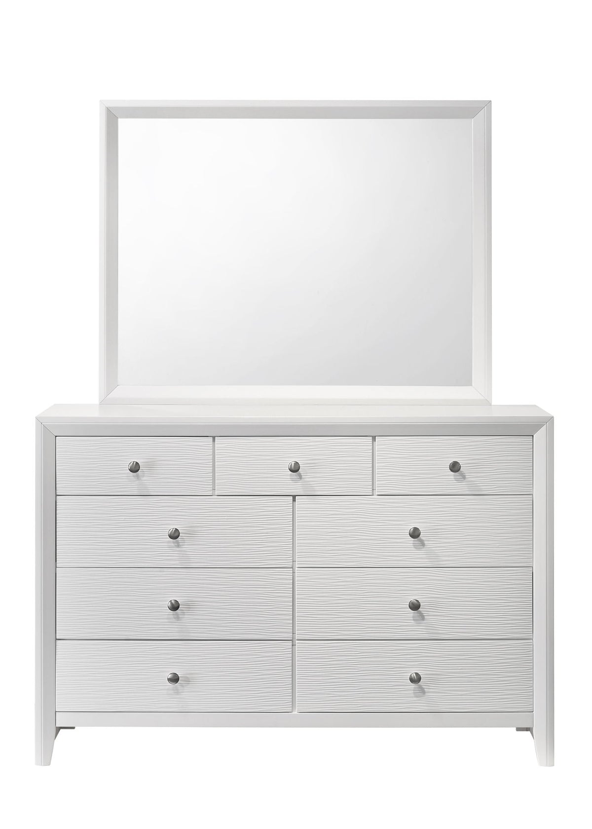 Evan - King 4 Piece Bedroom Set - White