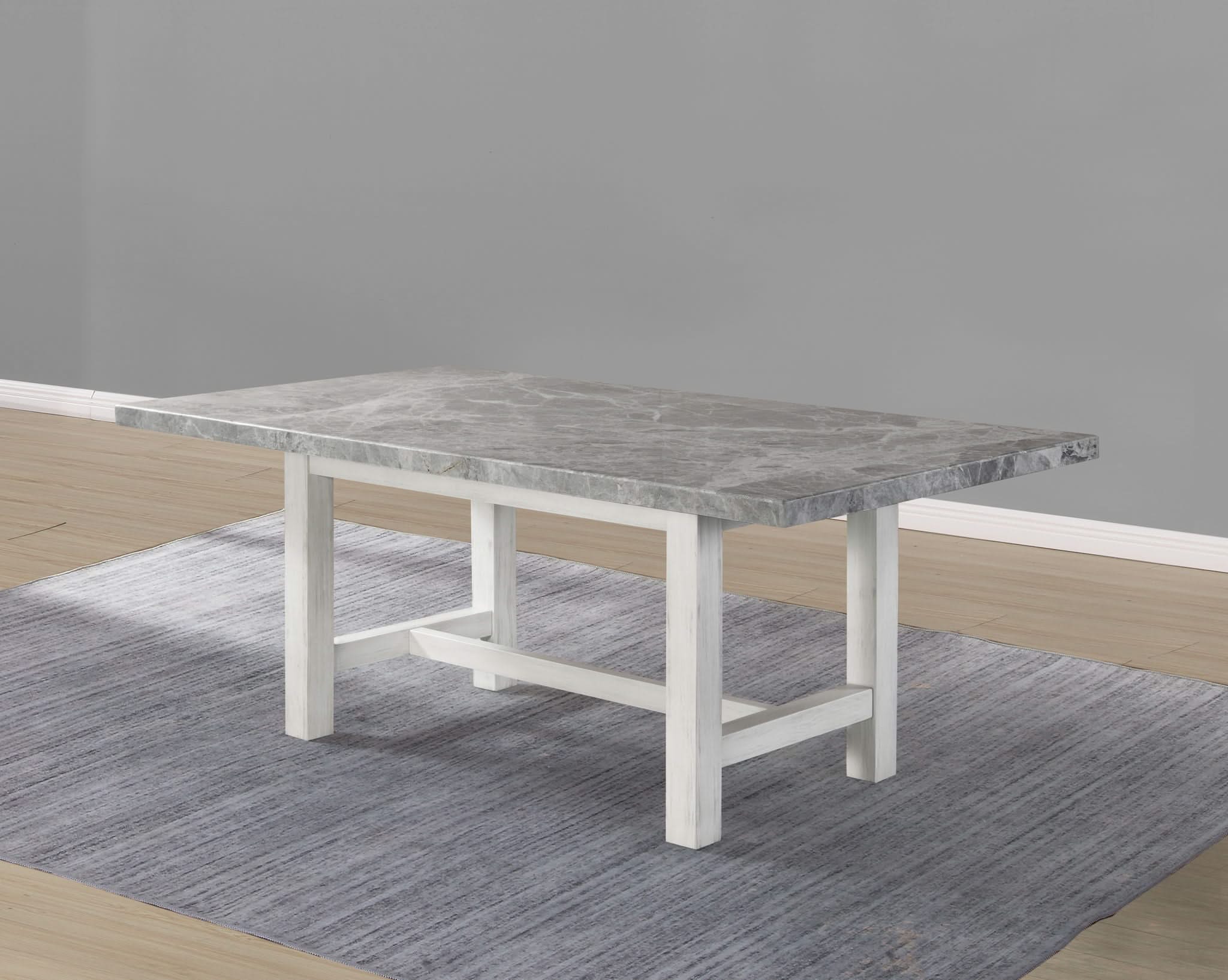 Canova - Marble Top Dining Table - Gray