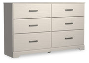 Stelsie - Six Drawer Dresser - White