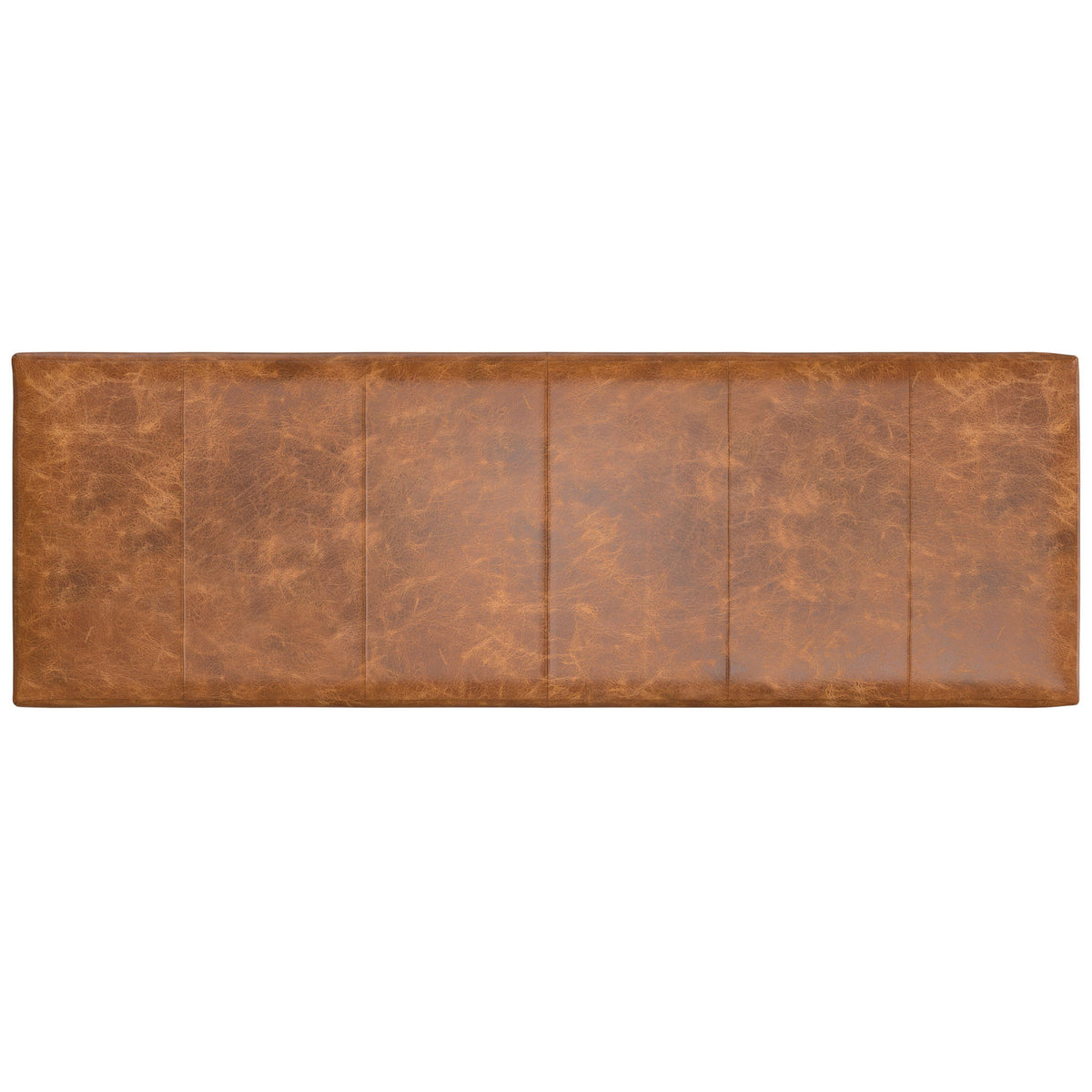 Candice - Ottoman Bench - Tan / Black