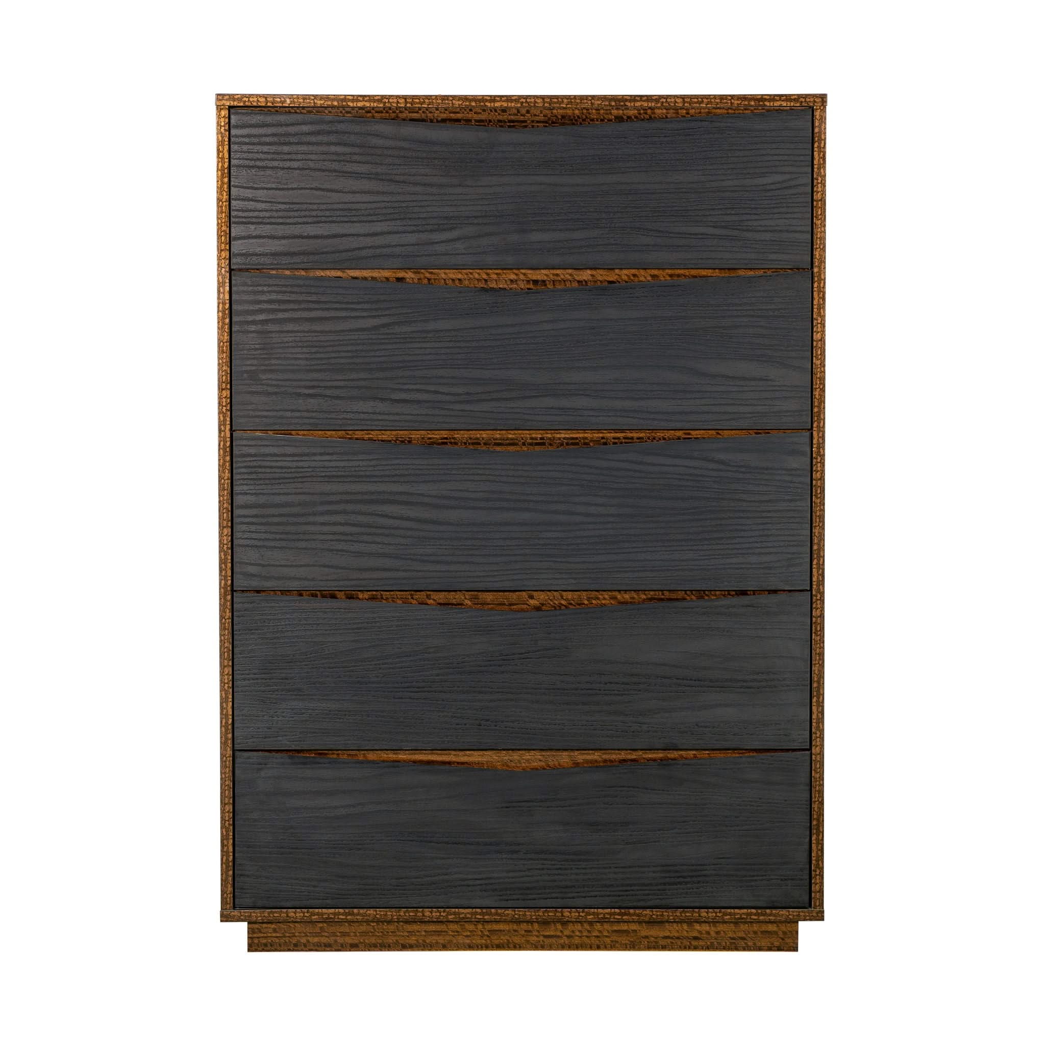 Kayner - 5-Drawer Chest - Charcoal