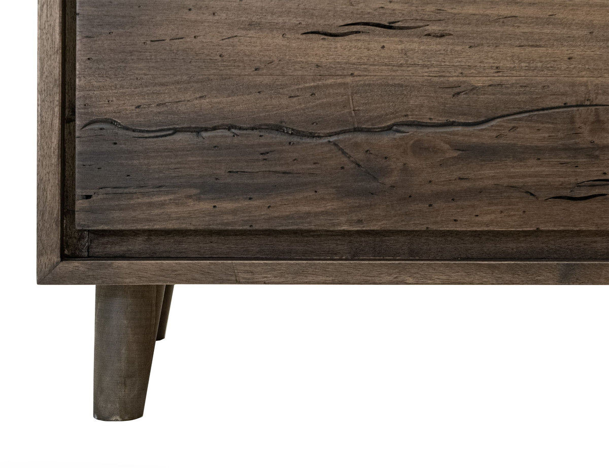 Savia - 3 Drawer & 2 Door TV Stand - Brown