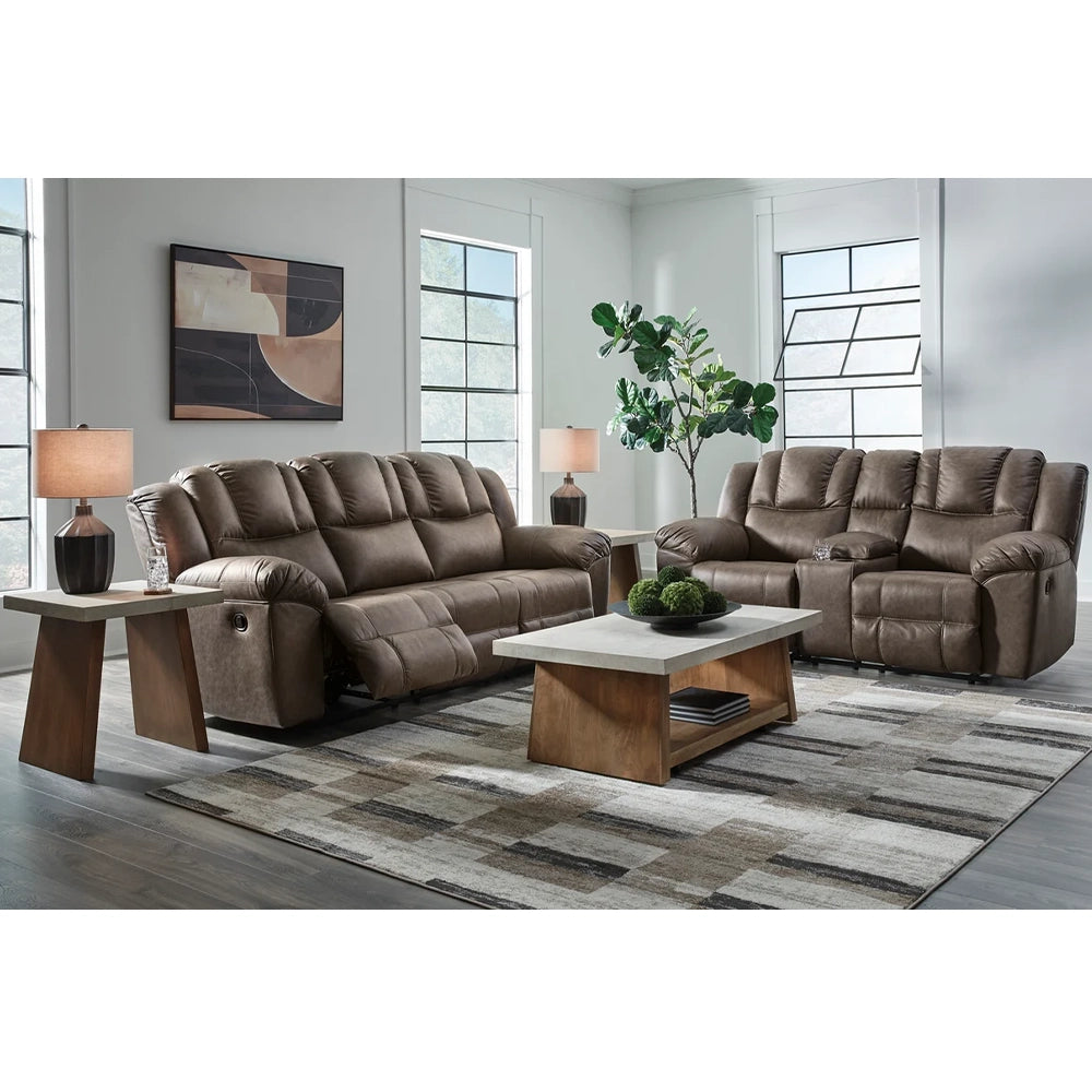 Bennett Coffee Contemporary Manual Reclining Sofa