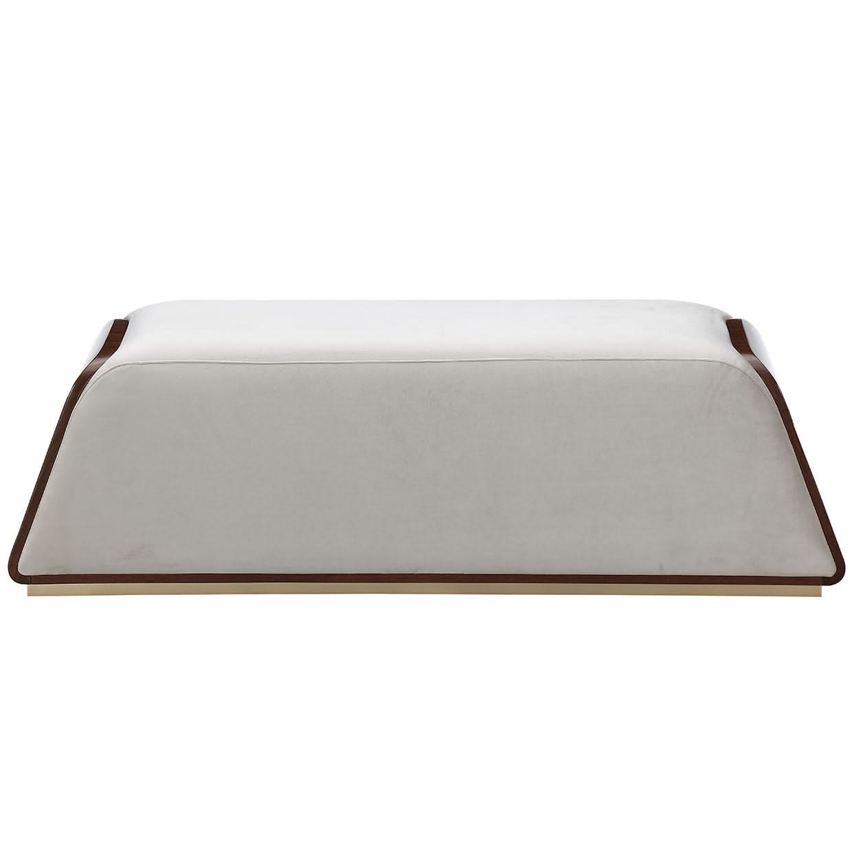 Houston - Accent Bench - Porcini / Walnut