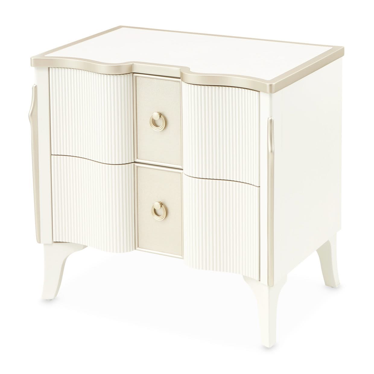 La Marisia - Nightstand - Creamy Pearl
