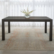 Modern Edge - Rectangular Leg Table - Caffe