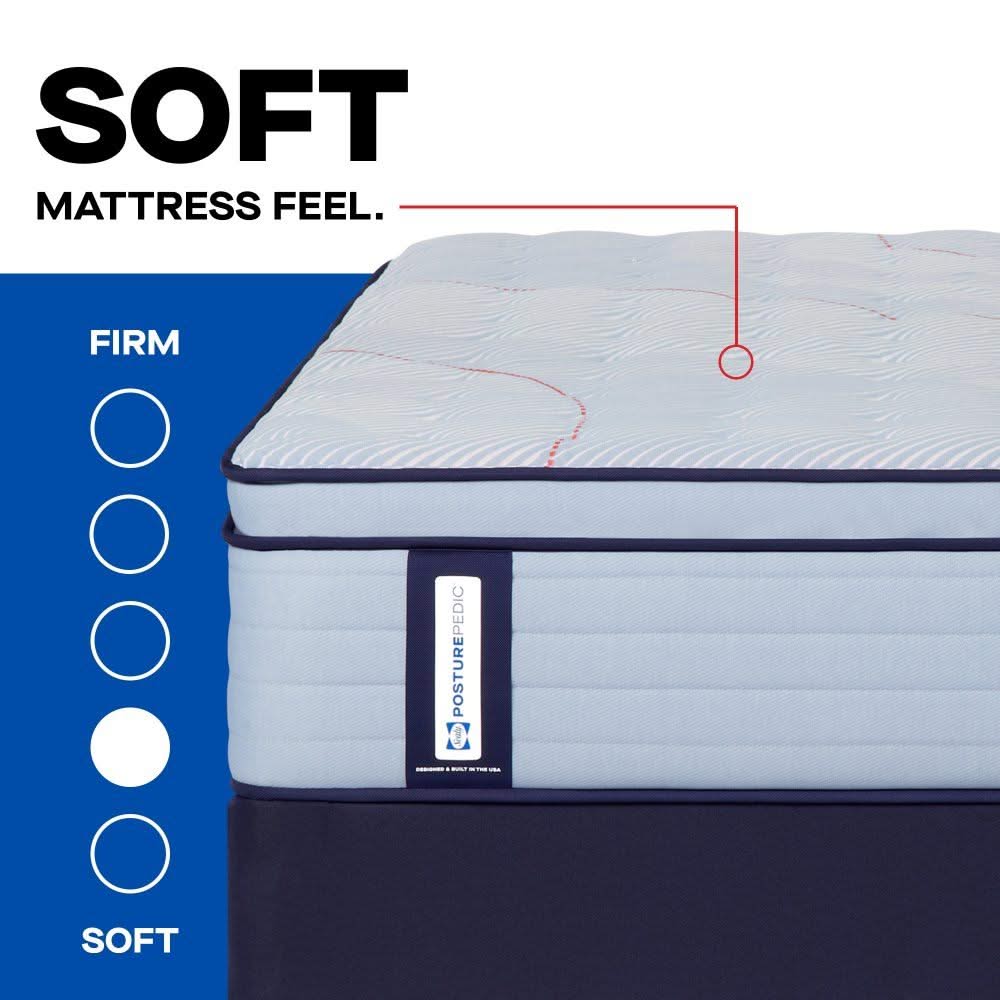 Posturepedic - Medina II Euro Pillow Top Soft Mattress