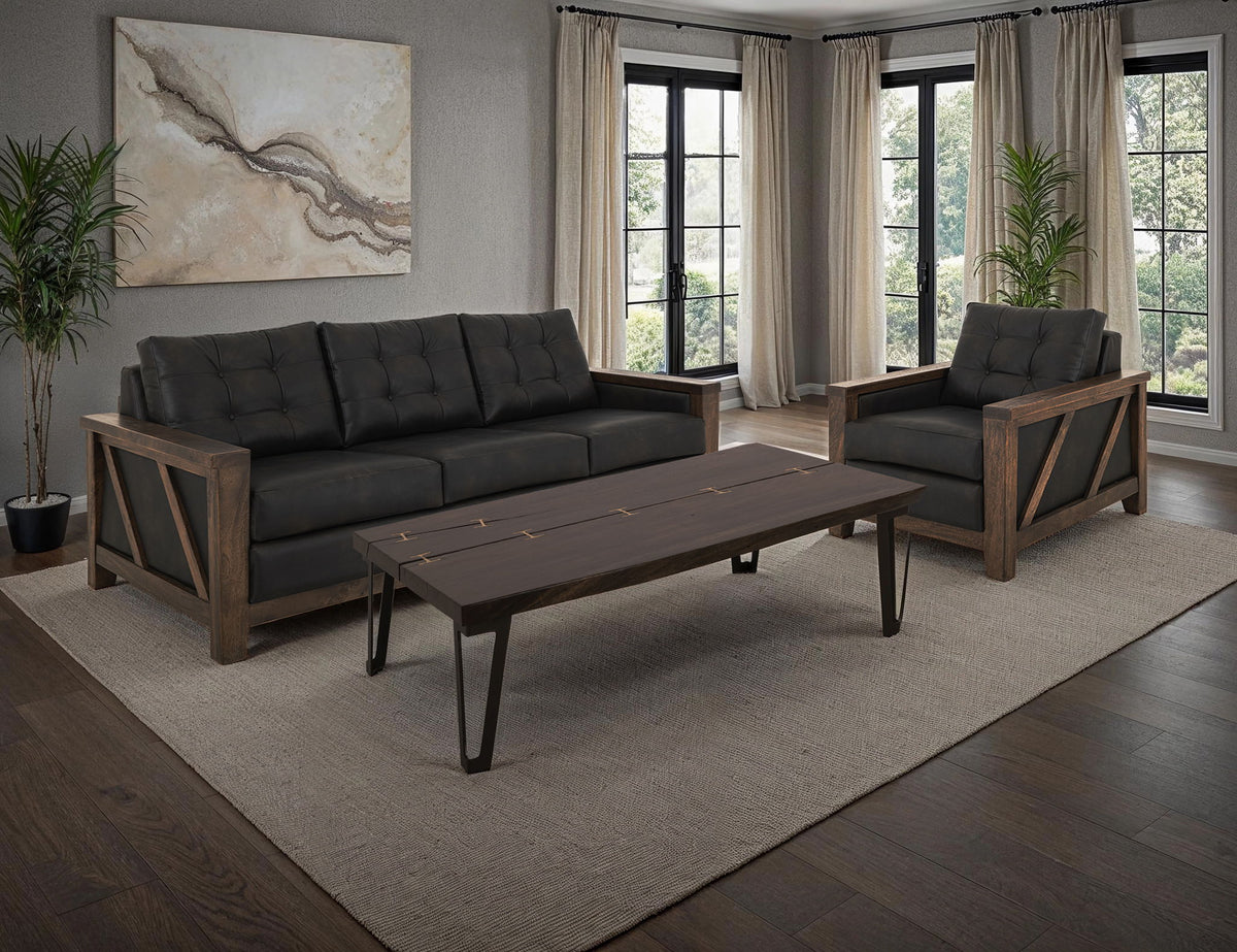Walnut - Loveseat