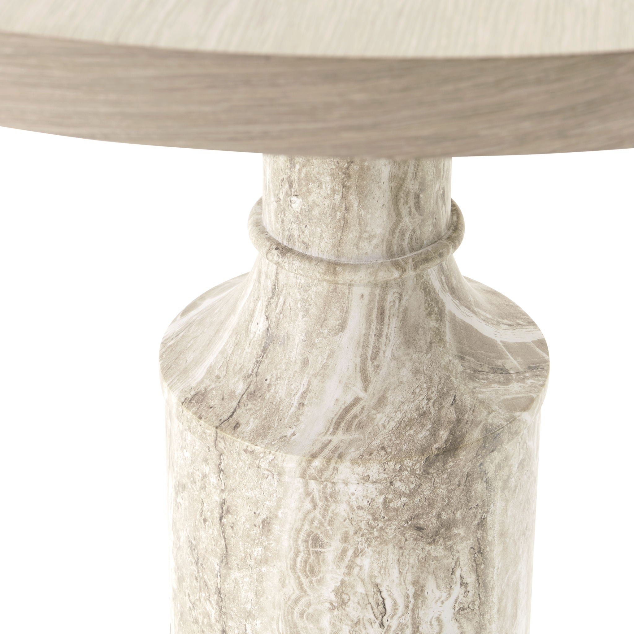 Lotus Bay - 40" Round Gathering Table - Sand
