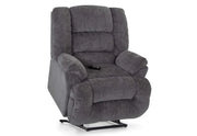 Bigman Charcoal Lift Chair with Power Headrest & Infinite Positions