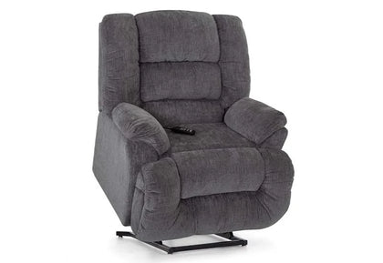Bigman Charcoal Lift Chair with Power Headrest & Infinite Positions