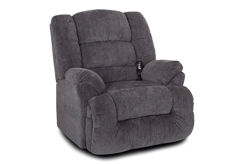 Bigman Charcoal Lift Chair with Power Headrest & Infinite Positions
