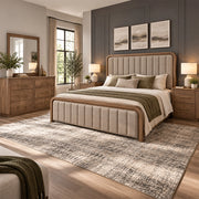 Bodhi Mezquite Brown Rustic Modern Bedroom Set with Dresser and Mirror