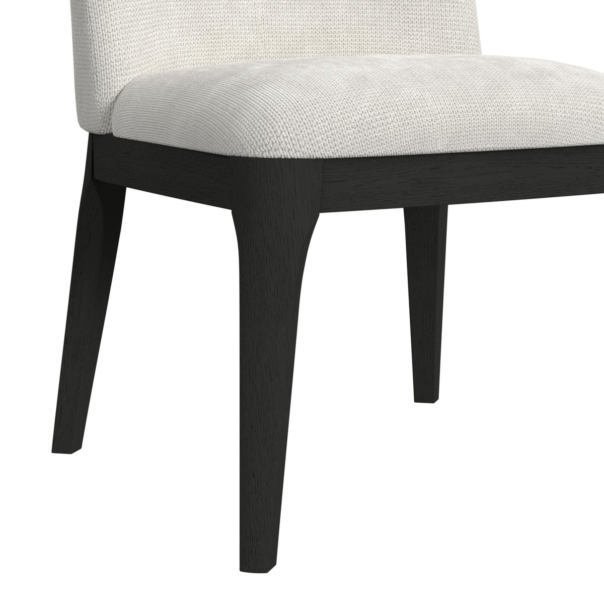 Sylvie - 7 Piece Standard Height Dining Set (Oval Table And Six Chairs) - Black With Grain