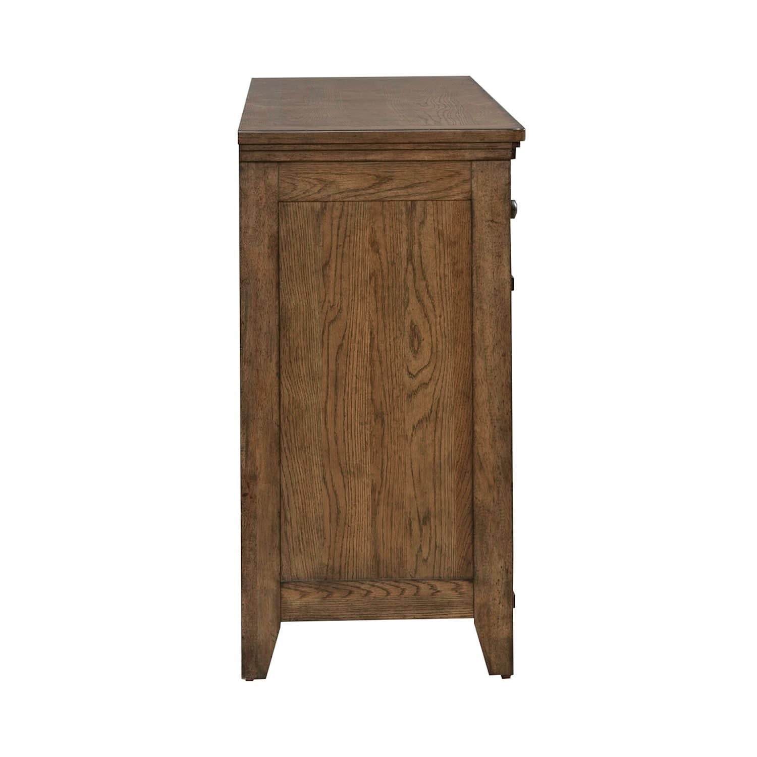 Carolina Park - 7 Drawer Dresser - Amber Brown