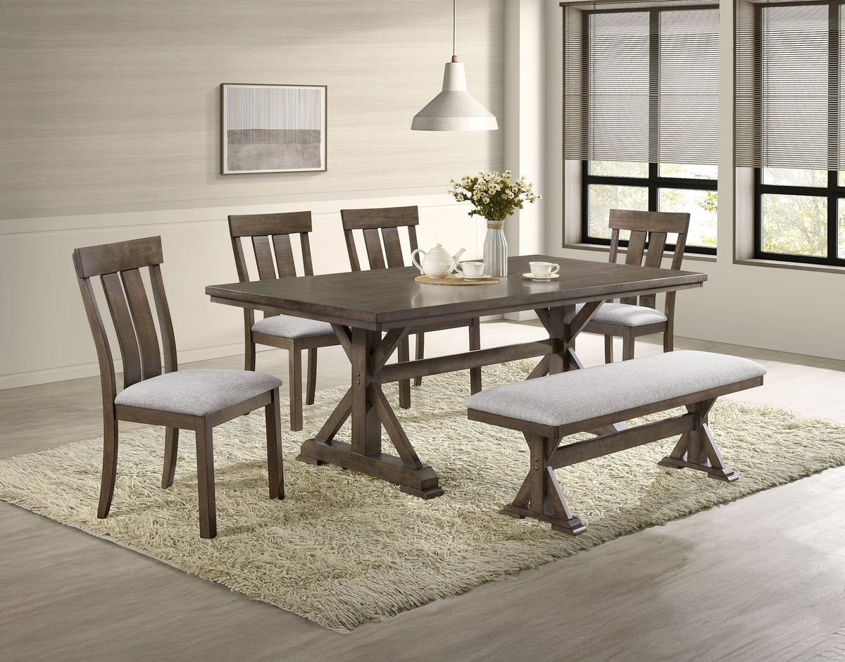 Lloyd - Side Chair (Set of 2) - Brown / Gray
