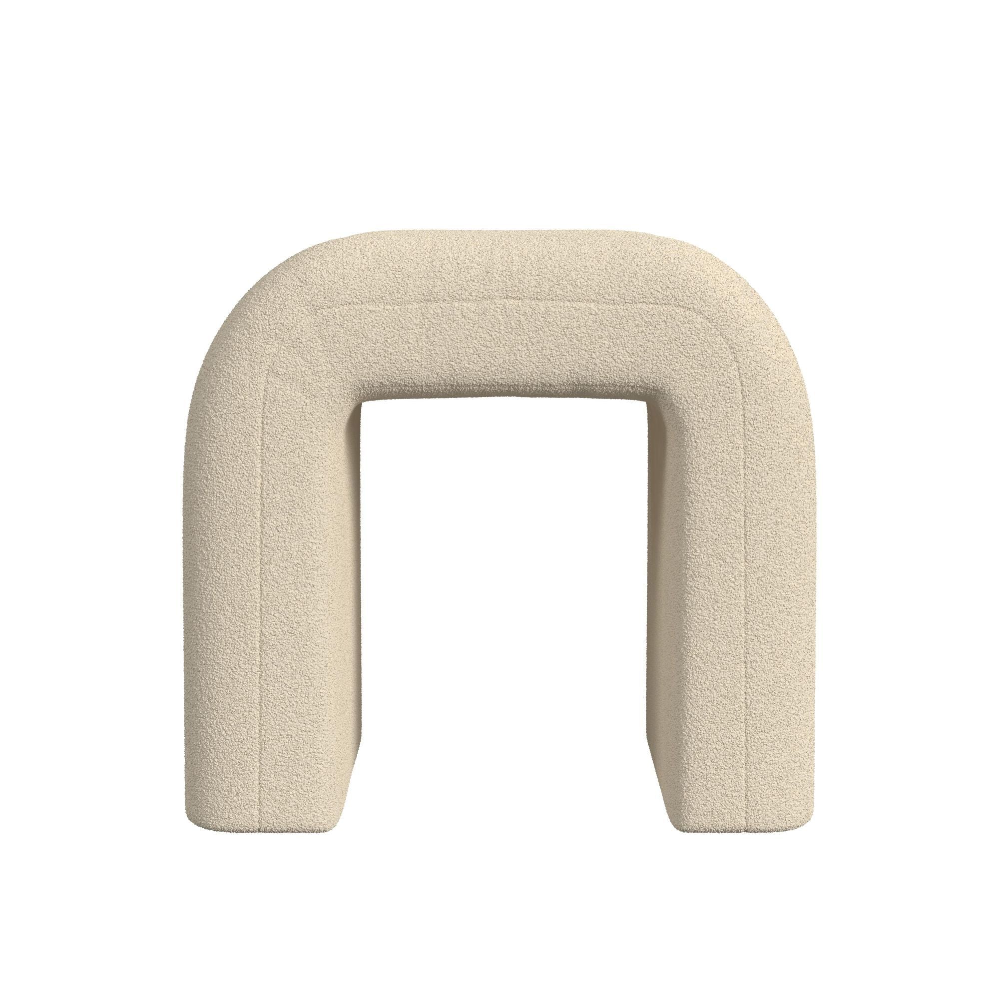 Seqouia - Bench With 2 Stools - Cream