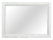 Stoa - Mirror - White / Brown