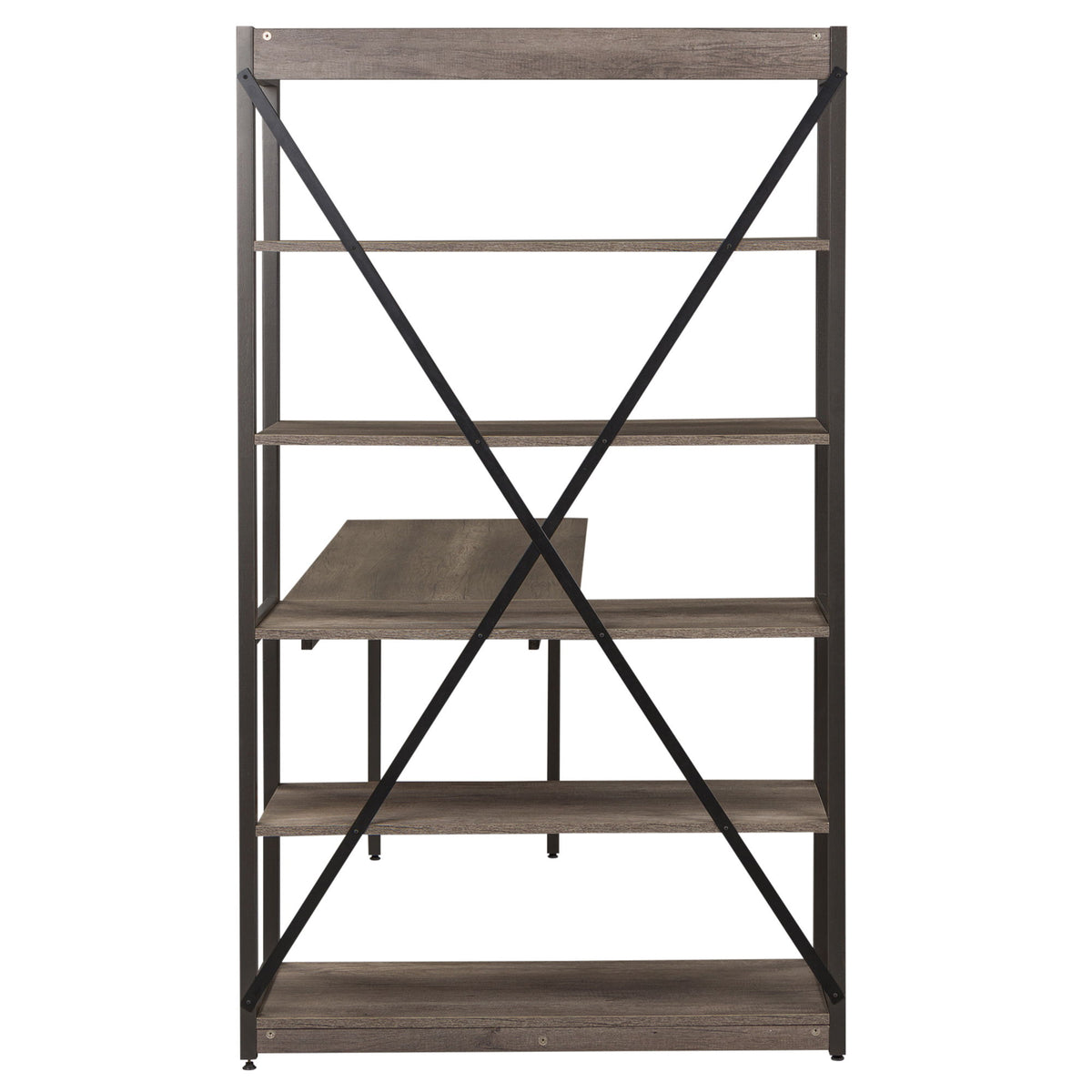 Tanners Creek - 2 Piece Home Office Set (Desk And Bookcase) - Graystone